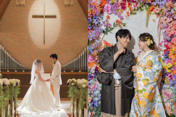 チャペルロケーション＋和装ハウススタジオ