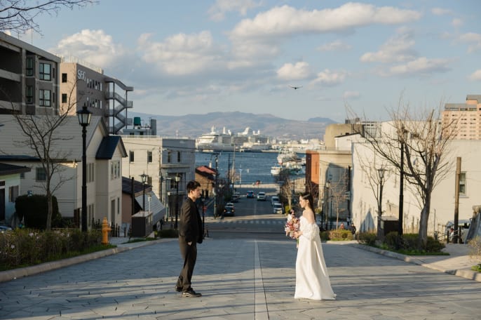 【期間限定】和装＋洋装　函館桜ロケーション