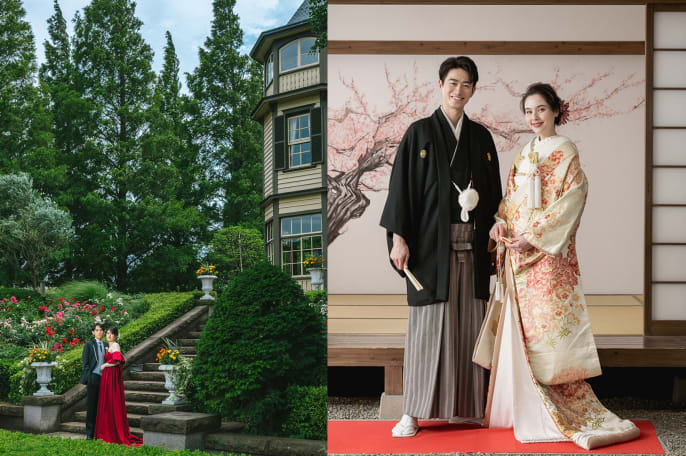 山手周辺公園ロケーション＋屋内庭園スタジオ