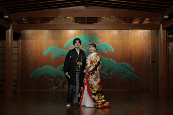 能舞台＋東長寺　博多巡りロケーション