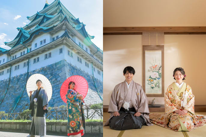 名古屋城ロケーション＋屋内庭園スタジオ