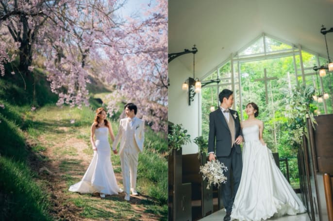 洋装 軽井沢ロケーション＋チャペルフォト