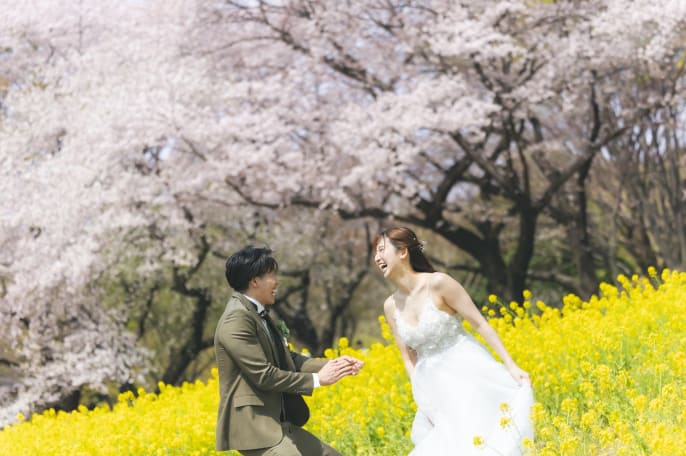 昭和記念公園【洋装】ロケーション