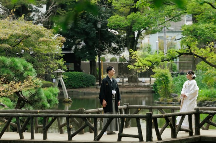 有栖川宮記念公園【和装】ロケーション