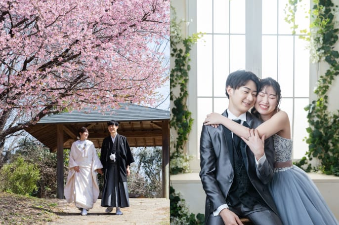 【大満足】和装：昭和記念公園選べる2ヶ所＋洋装：ハウススタジオ