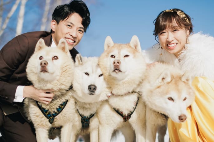 （冬季限定）美瑛の丘＋動物スノーロケーション