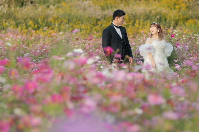 【秋限定！花ロケ】ブルーメの丘ロケーション