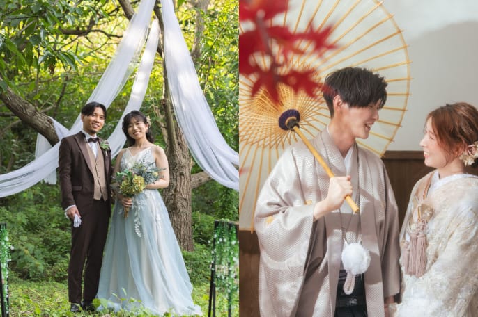 【大満足】チャペルロケーション＋屋内庭園スタジオ