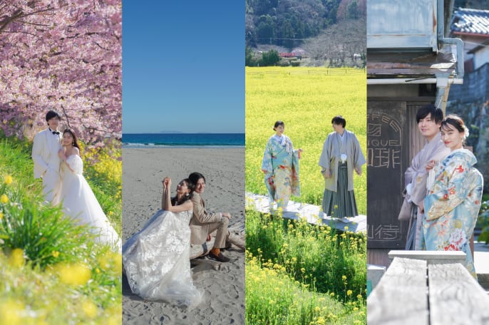 伊豆 河津桜【おまかせ3箇所以上】和装＆洋装満喫ロケーション
