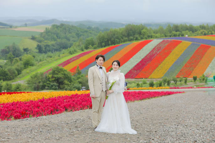 富良野 or 美瑛の花畑＋選べるもう一箇所