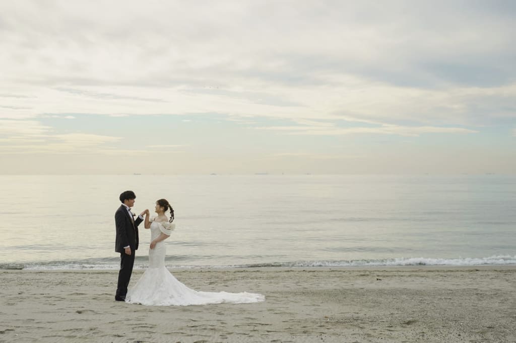 竜洋海岸ロケーションプラン | フォトウェディング・前撮り・結婚写真