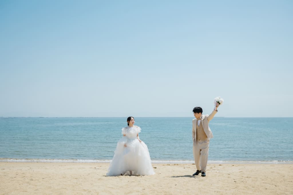 芦屋浜ロケーションプラン | フォトウェディング・前撮り・結婚写真