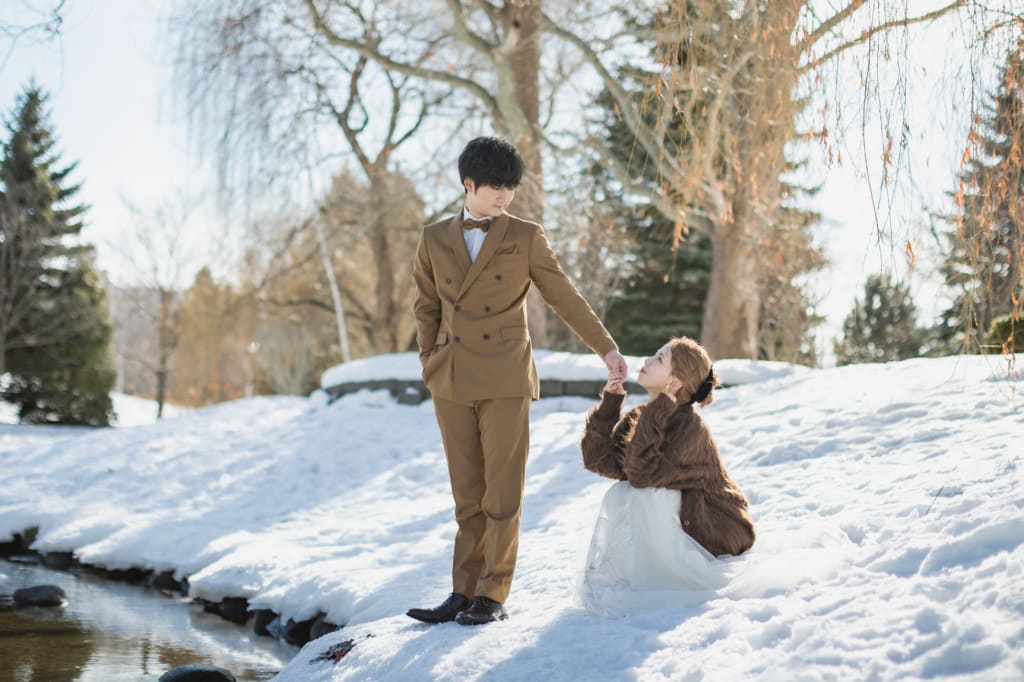 中島公園洋装ロケーションプラン | フォトウェディング・前撮り・結婚写真