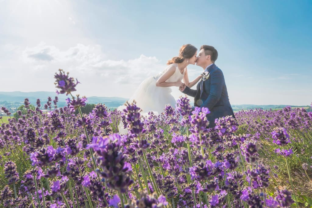 富良野 or 美瑛の花畑プラン | フォトウェディング・前撮り・結婚写真