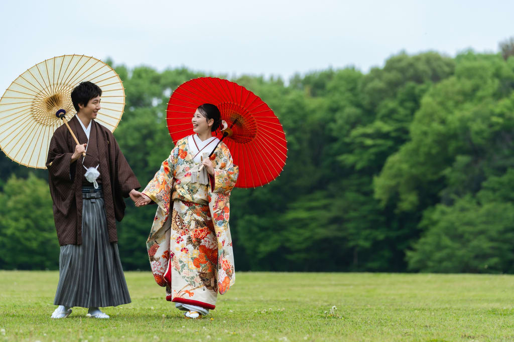 みずほの自然の森公園ロケーション（和装）プラン | フォトウェディング・前撮り・結婚写真