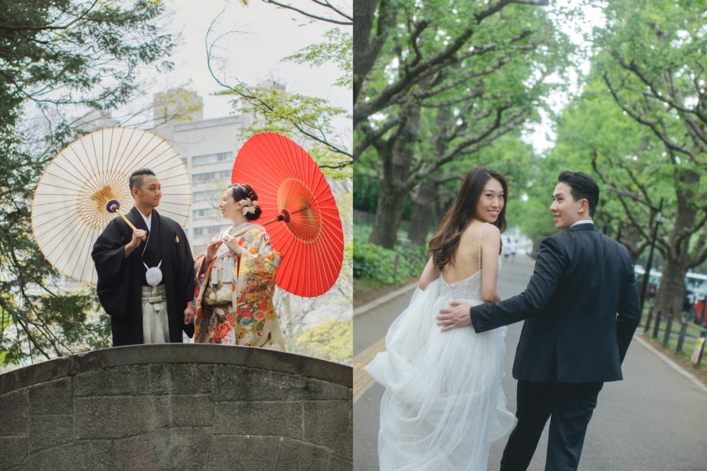 和装＋洋装ロケーションプラン | フォトウェディング・前撮り・結婚写真