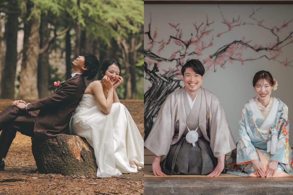 代々木公園洋装ロケーション+屋内庭園スタジオプラン | フォトウェディング・前撮り・結婚写真