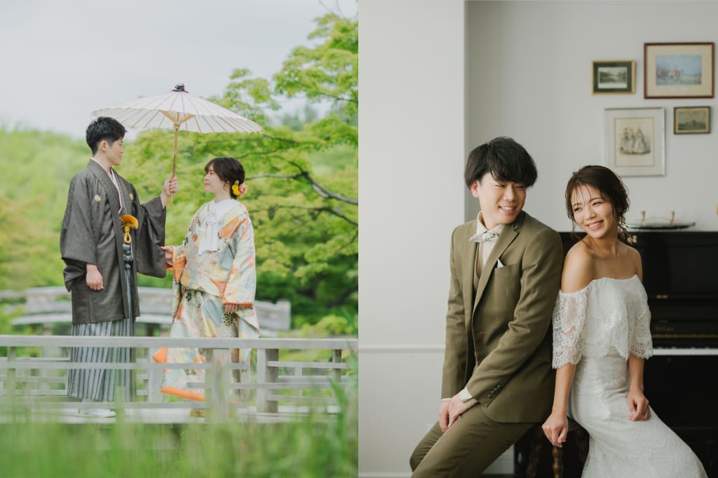 大仙公園和装ロケーション＋洋装ハウススタジオ