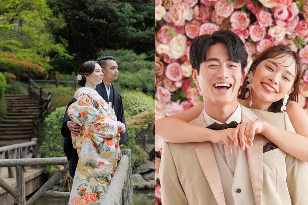 有栖川宮記念公園和装ロケーション+洋装ハウススタジオプラン | フォトウェディング・前撮り・結婚写真