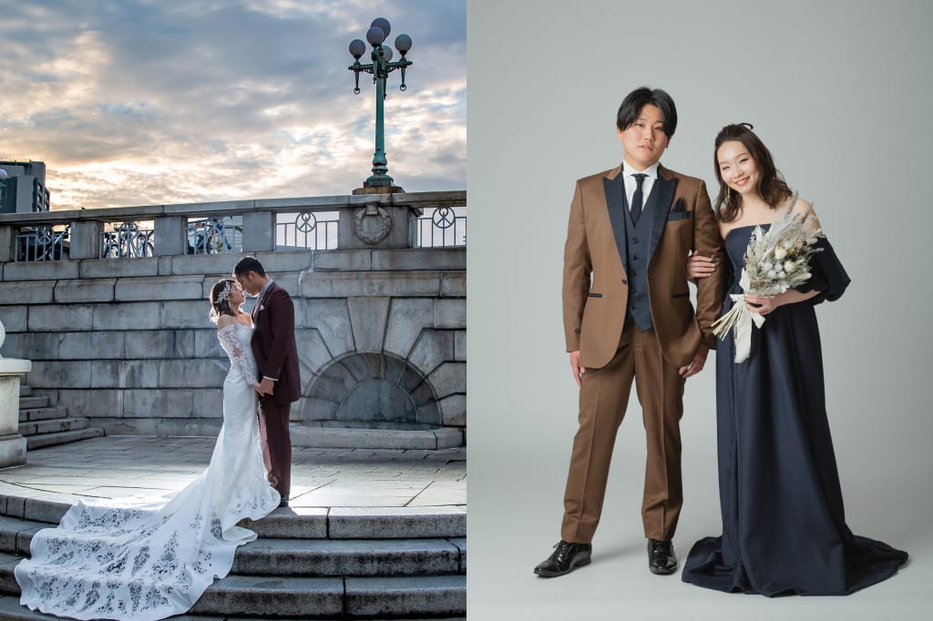 中之島公園ロケーション＋洋装スタジオPLUSプラン | フォトウェディング・前撮り・結婚写真
