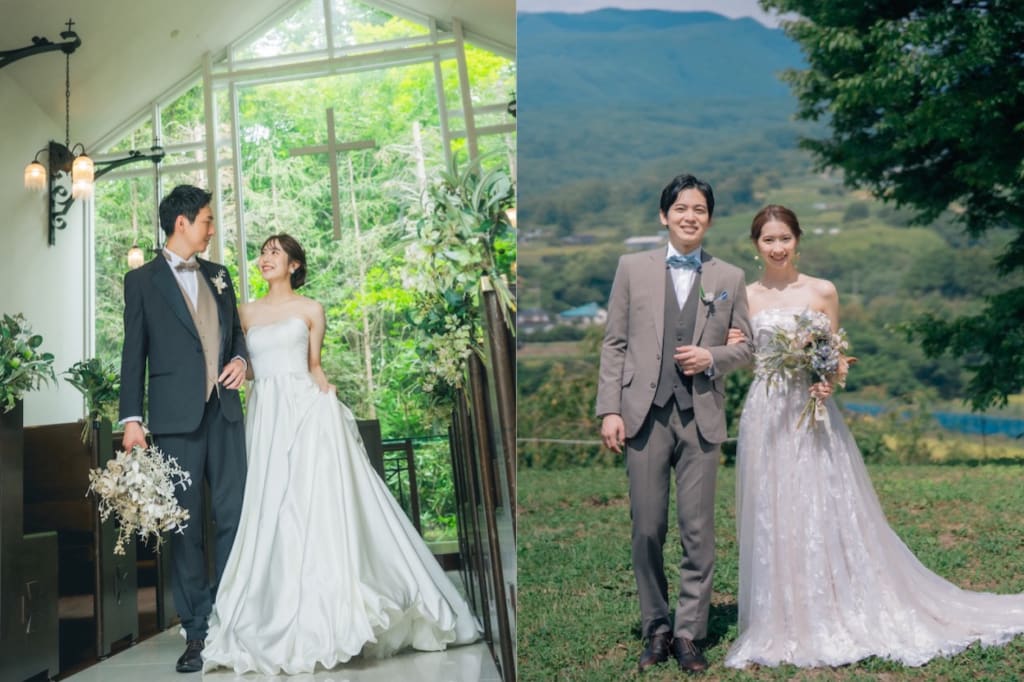 洋装 軽井沢ロケーション＋チャペルフォトプラン | フォトウェディング・前撮り・結婚写真