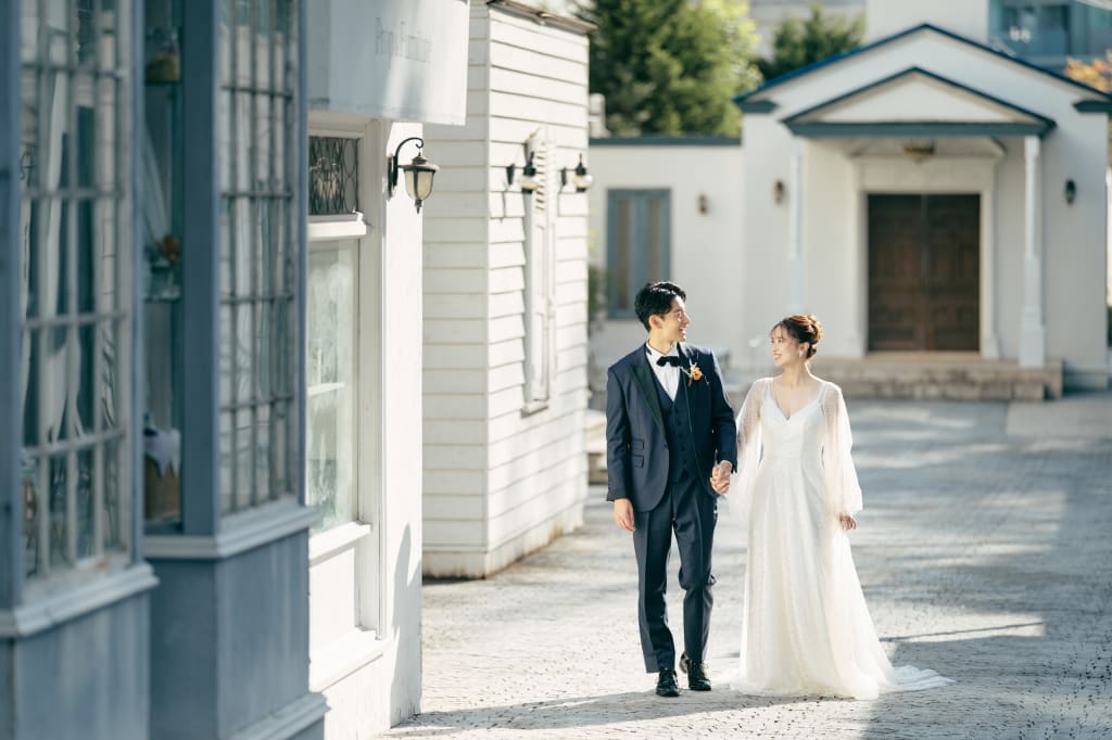 海外風ストリートロケーションプラン | フォトウェディング・前撮り・結婚写真