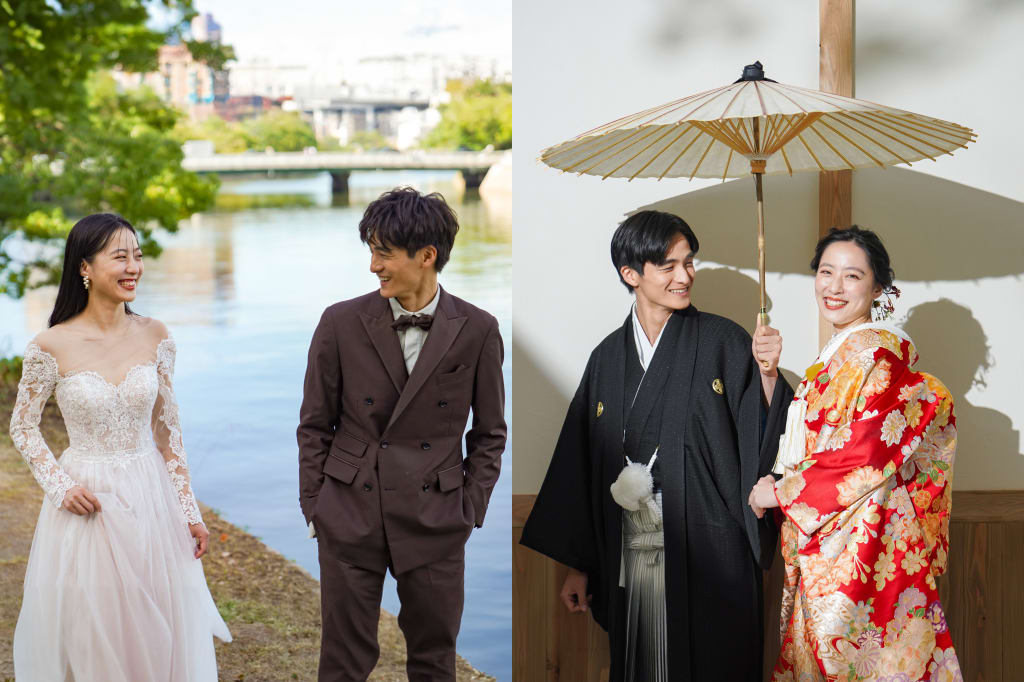 広島ストリートロケーション＋屋内庭園スタジオプラン | フォトウェディング・前撮り・結婚写真