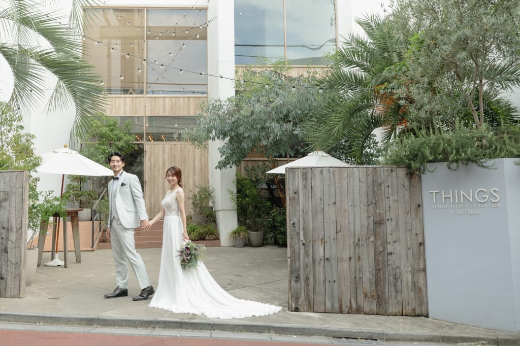THINGS青山オーガニックガーデンロケーションプラン | スタジオAQUA 新宿店 | フォトウェディング・前撮り・結婚写真