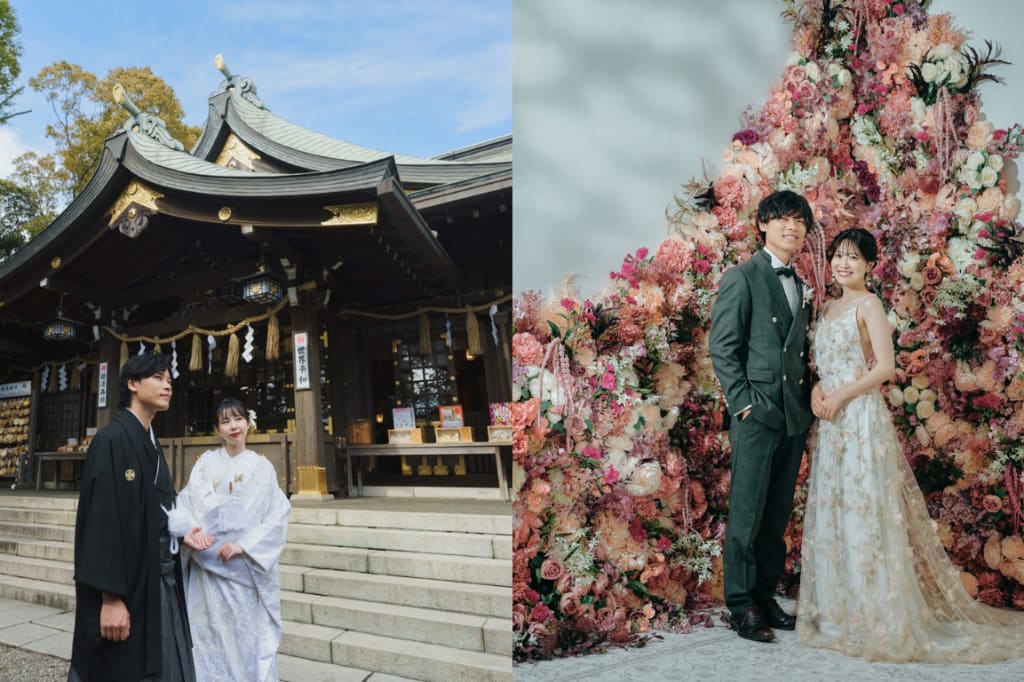 検見川神社ロケーション＋洋装ハウススタジオプラン | フォトウェディング・前撮り・結婚写真