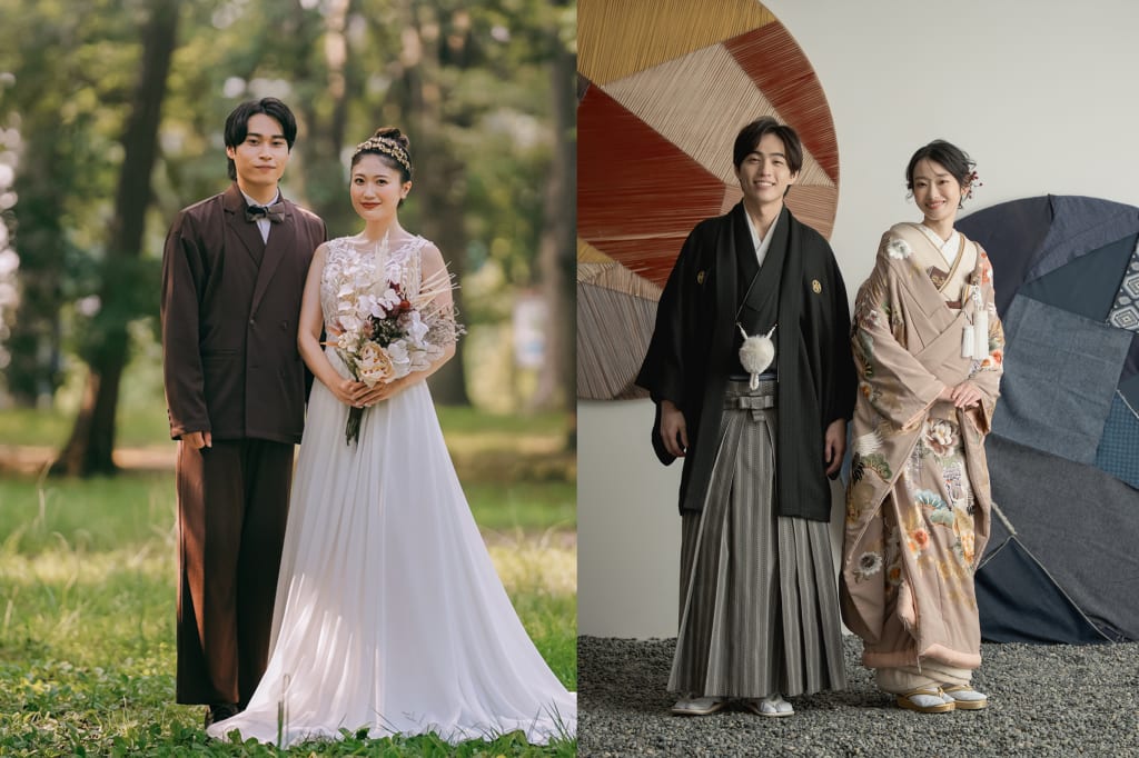 代々木公園洋装ロケーション+屋内庭園スタジオ【350カット】プラン | フォトウェディング・前撮り・結婚写真