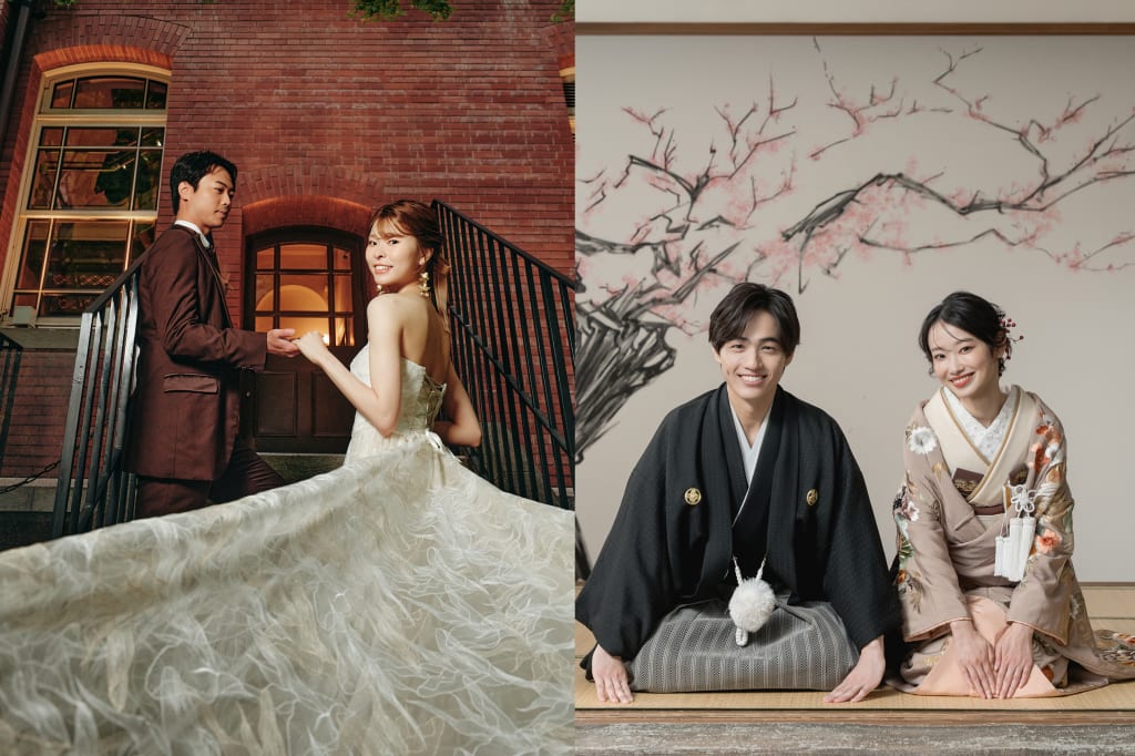 東京周遊ロケーション+和装屋内庭園スタジオプラン | フォトウェディング・前撮り・結婚写真