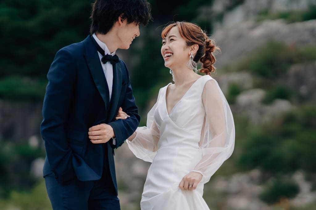 石切山脈ロケーションプラン | スタジオTVB 京都店 | フォトウェディング・前撮り・結婚写真