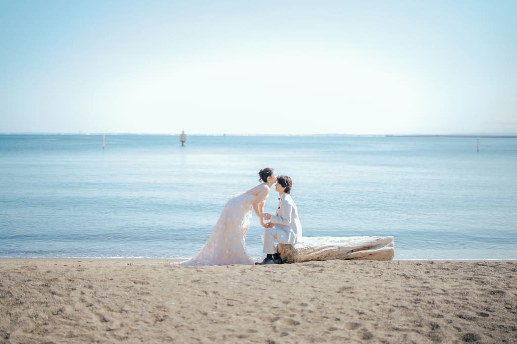 城南島海浜公園ロケーションプラン | スタジオTVB 奈良店 | フォトウェディング・前撮り・結婚写真
