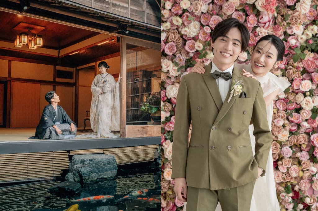 つきじ治作ロケーション+洋装ハウススタジオ【350カット】プラン | スタジオSOLA 札幌店 | フォトウェディング・前撮り・結婚写真