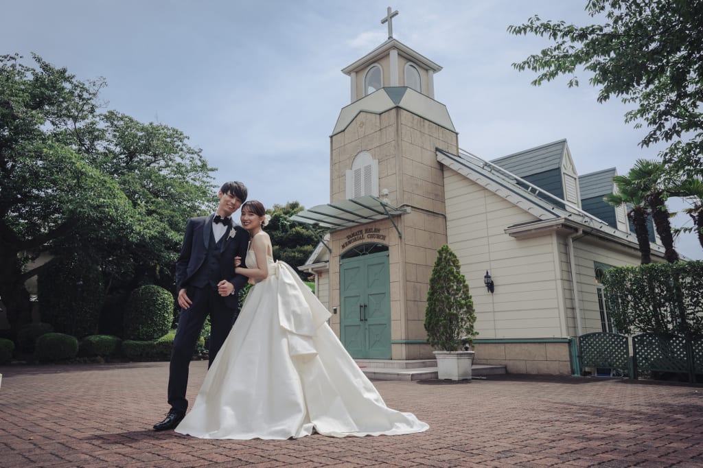 山手ヘレン記念教会＋ザ・ローズレジデンスロケーションプラン | フォトウェディング・前撮り・結婚写真