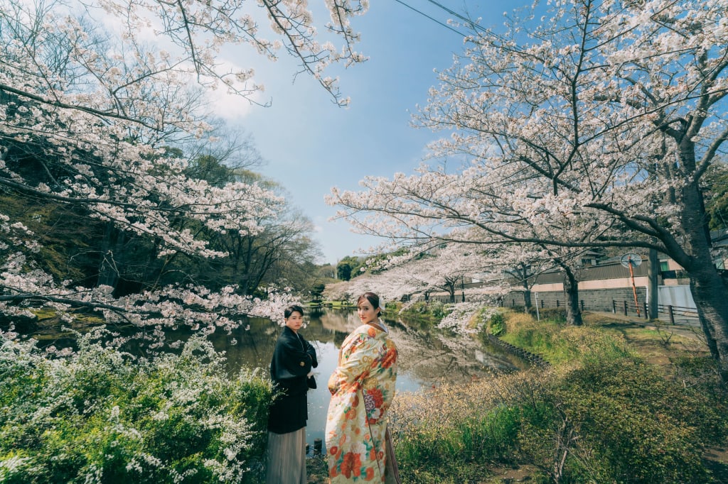 【桜の時期限定】花島公園ロケーションプラン | スタジオ8 栄スタジオ | フォトウェディング・前撮り・結婚写真
