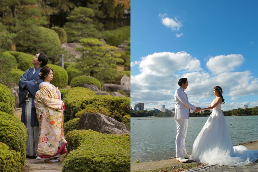 和洋大濠公園ロケーションプラン | フォトウェディング・前撮り・結婚写真