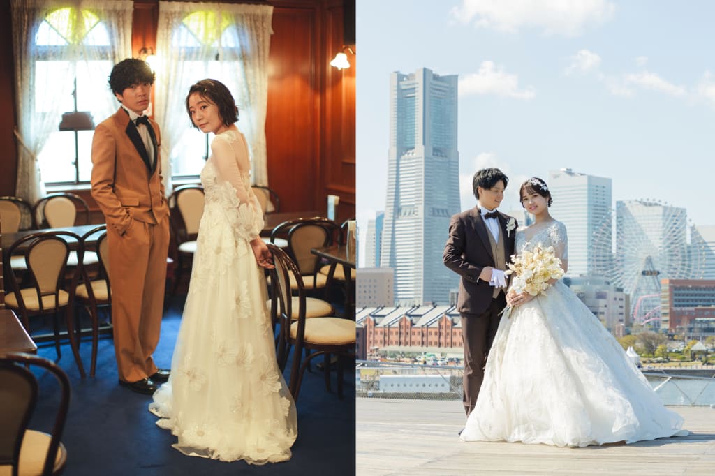 大桟橋＋馬車道十番館ロケーションプランプラン | フォトウェディング・前撮り・結婚写真