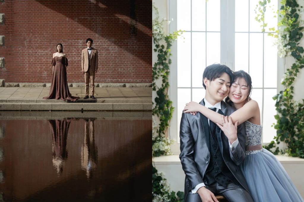 【大満足】洋装2着！長池公園＋ハウススタジオプラン | フォトウェディング・前撮り・結婚写真