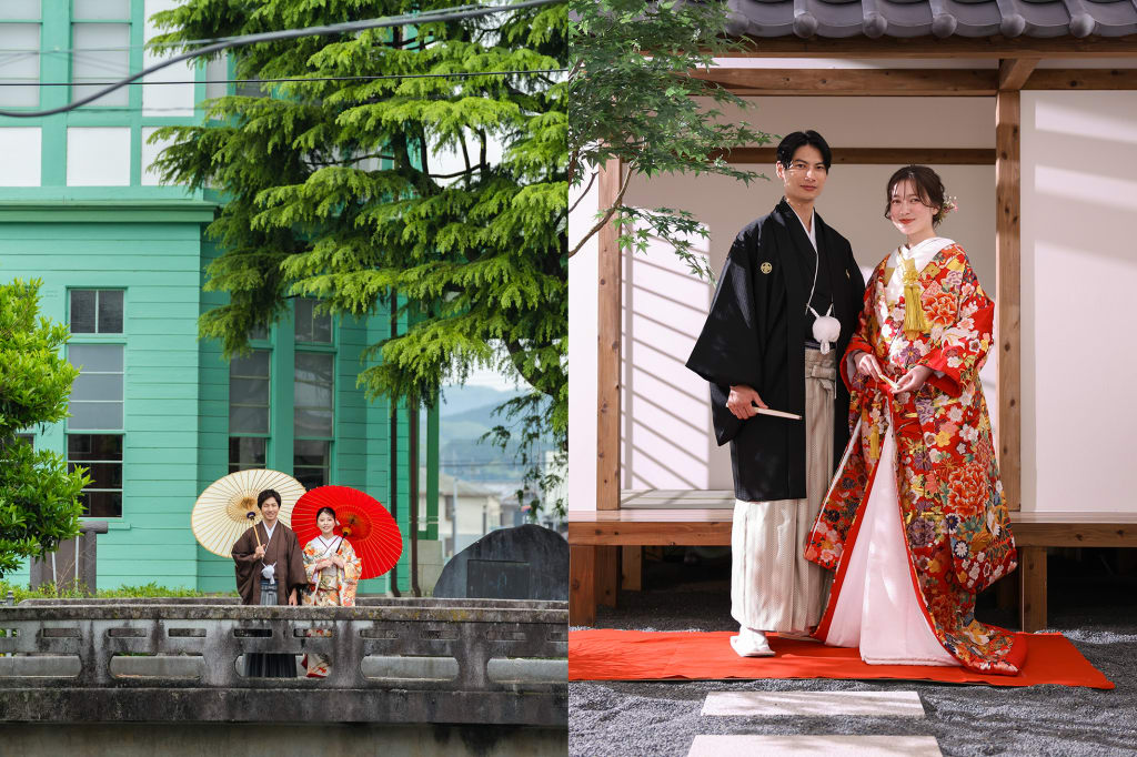 栃木市 (蔵の街並み)ロケーション＋屋内庭園（350カット）プラン | フォトウェディング・前撮り・結婚写真