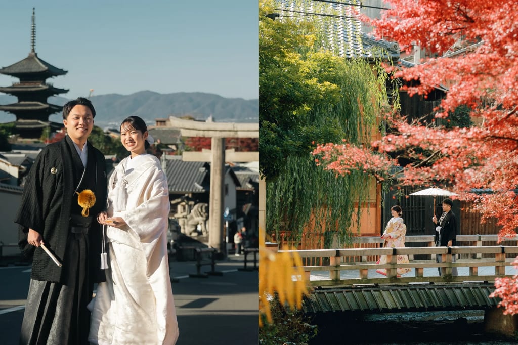 【期間限定】京都周遊ロケーション（祇園＋八坂）プラン | フォトウェディング・前撮り・結婚写真