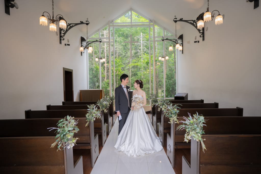 森のチャペル軽井沢礼拝堂ロケーションプラン | フォトウェディング・前撮り・結婚写真