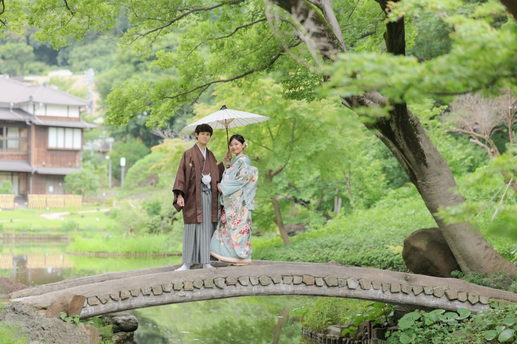 肥後細川庭園＋茶室ロケーションプラン | フォトウェディング・前撮り・結婚写真