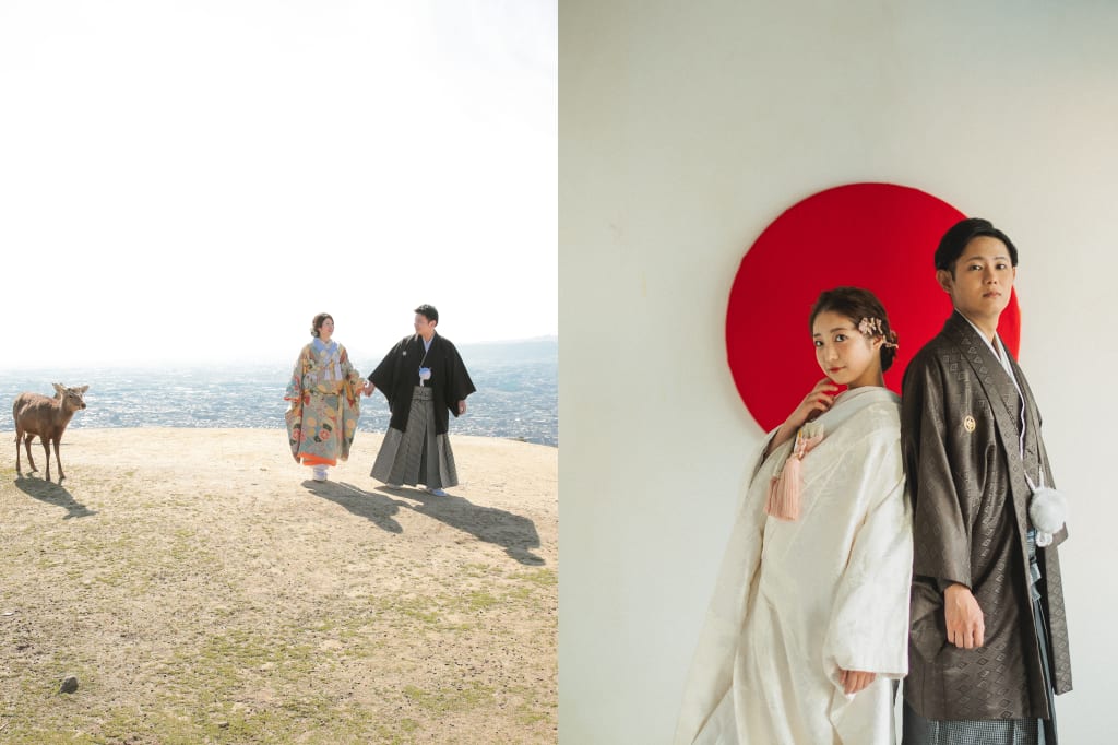 若草山和装ロケーション＋和装ハウススタジオプラン | フォトウェディング・前撮り・結婚写真