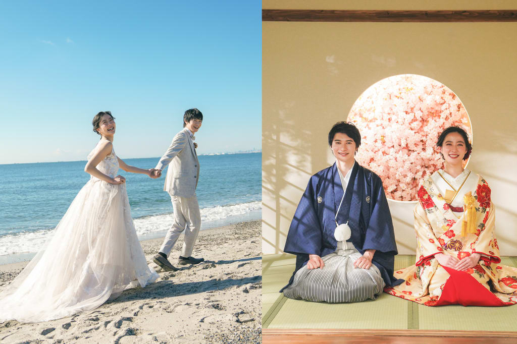 稲毛海浜公園ロケーション+屋内庭園スタジオプラン | フォトウェディング・前撮り・結婚写真