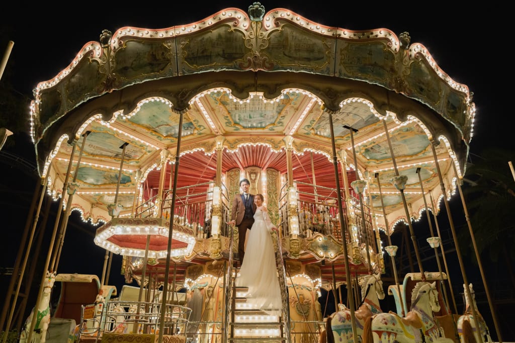 【冬季限定】光の遊園地ロケーションプラン | フォトウェディング・前撮り・結婚写真
