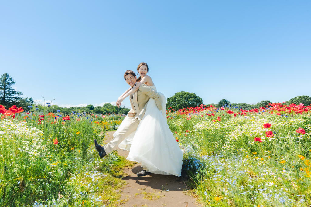 昭和記念公園【洋装】ロケーション