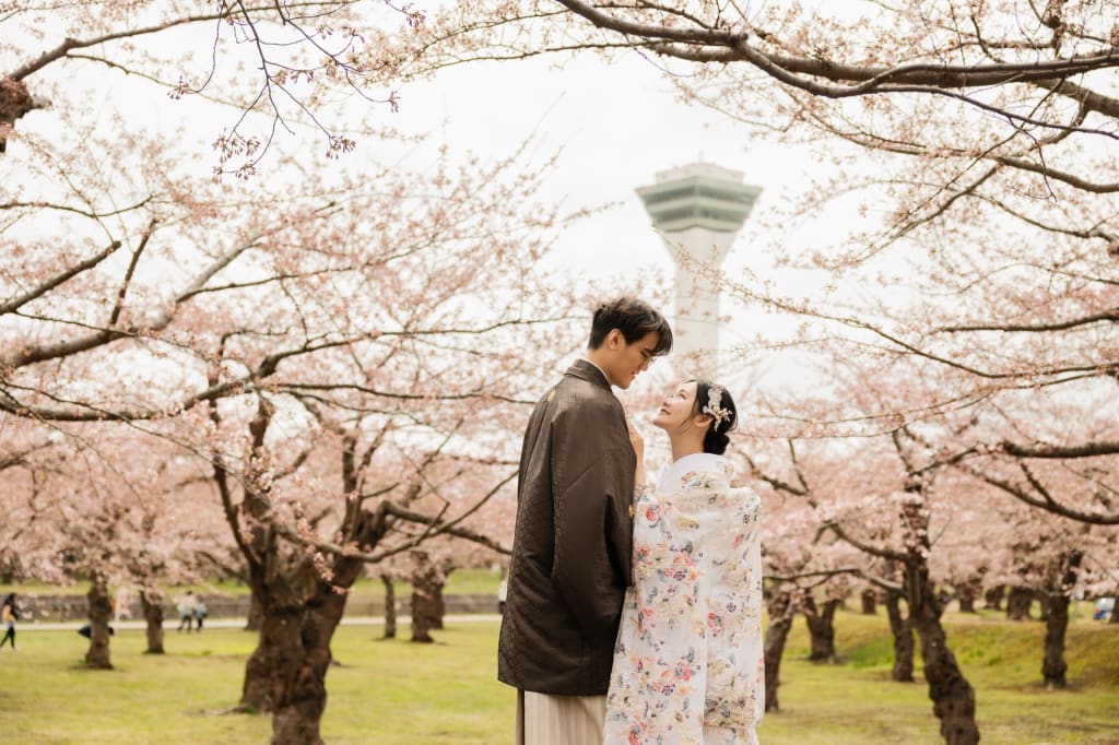 【期間限定】函館桜ロケーション１ヶ所プラン | フォトウェディング・前撮り・結婚写真