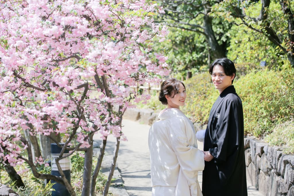 目白庭園ロケーションプラン | スタジオAQUA 浅草店 | フォトウェディング・前撮り・結婚写真