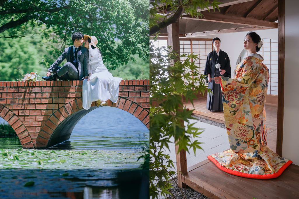 水元公園ロケーション+屋内庭園スタジオプラン | フォトウェディング・前撮り・結婚写真
